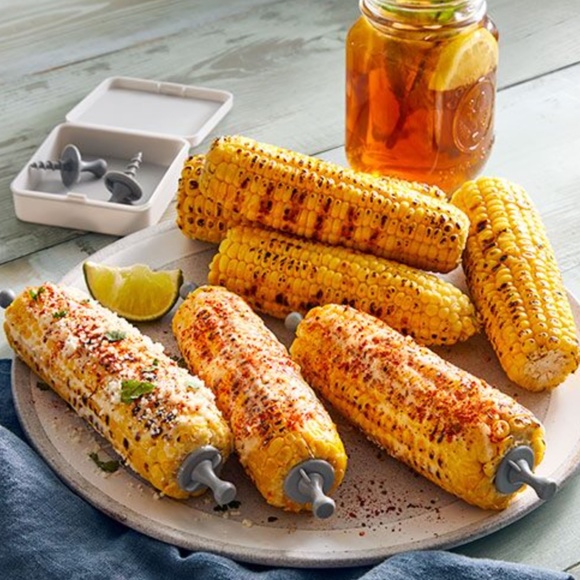 NEW PAMPERED CHEF CORN HOLDERS - Picture 2 of 2